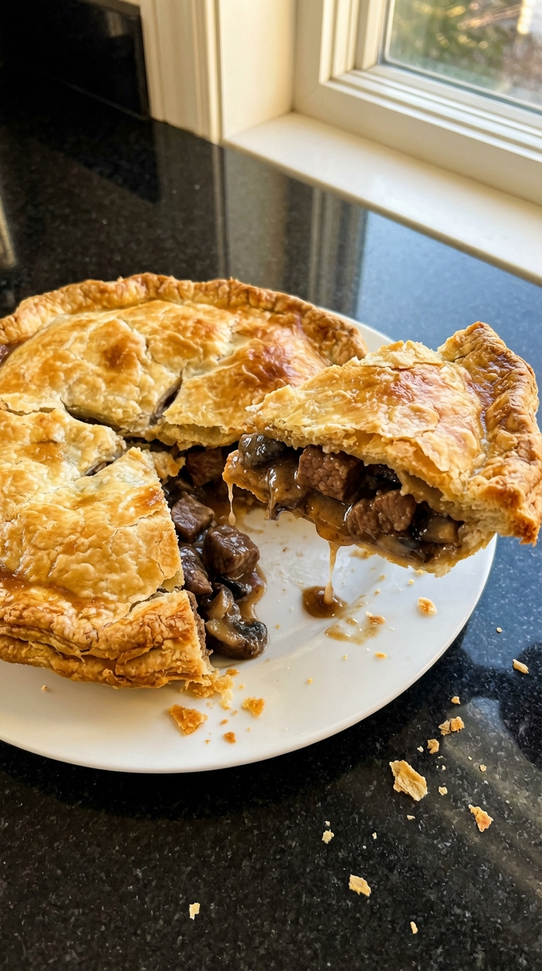 Classic Beef and Mushroom Pie