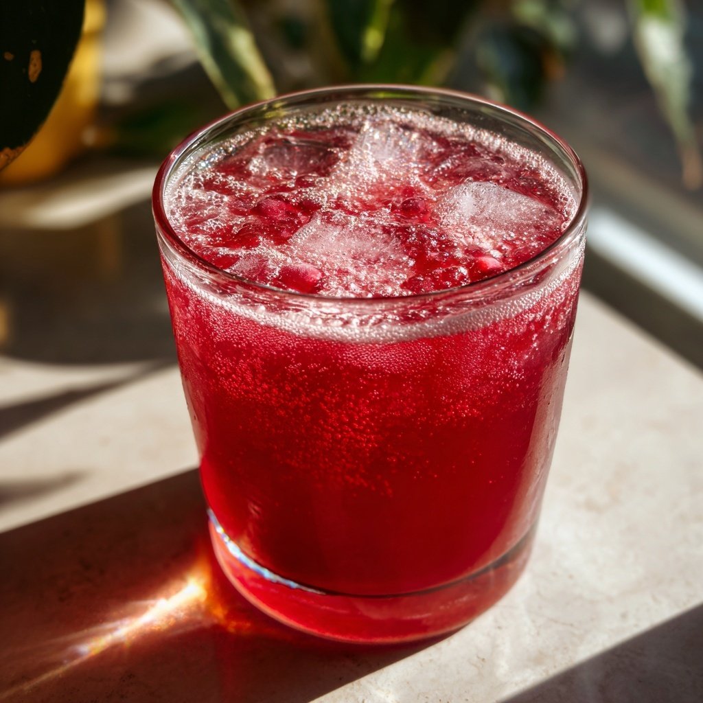 Cranberry Vanilla Frost Fizz