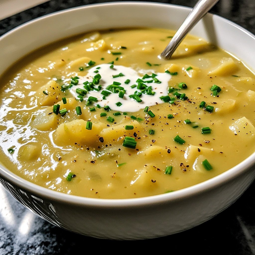 Creamy Potato Leek Soup