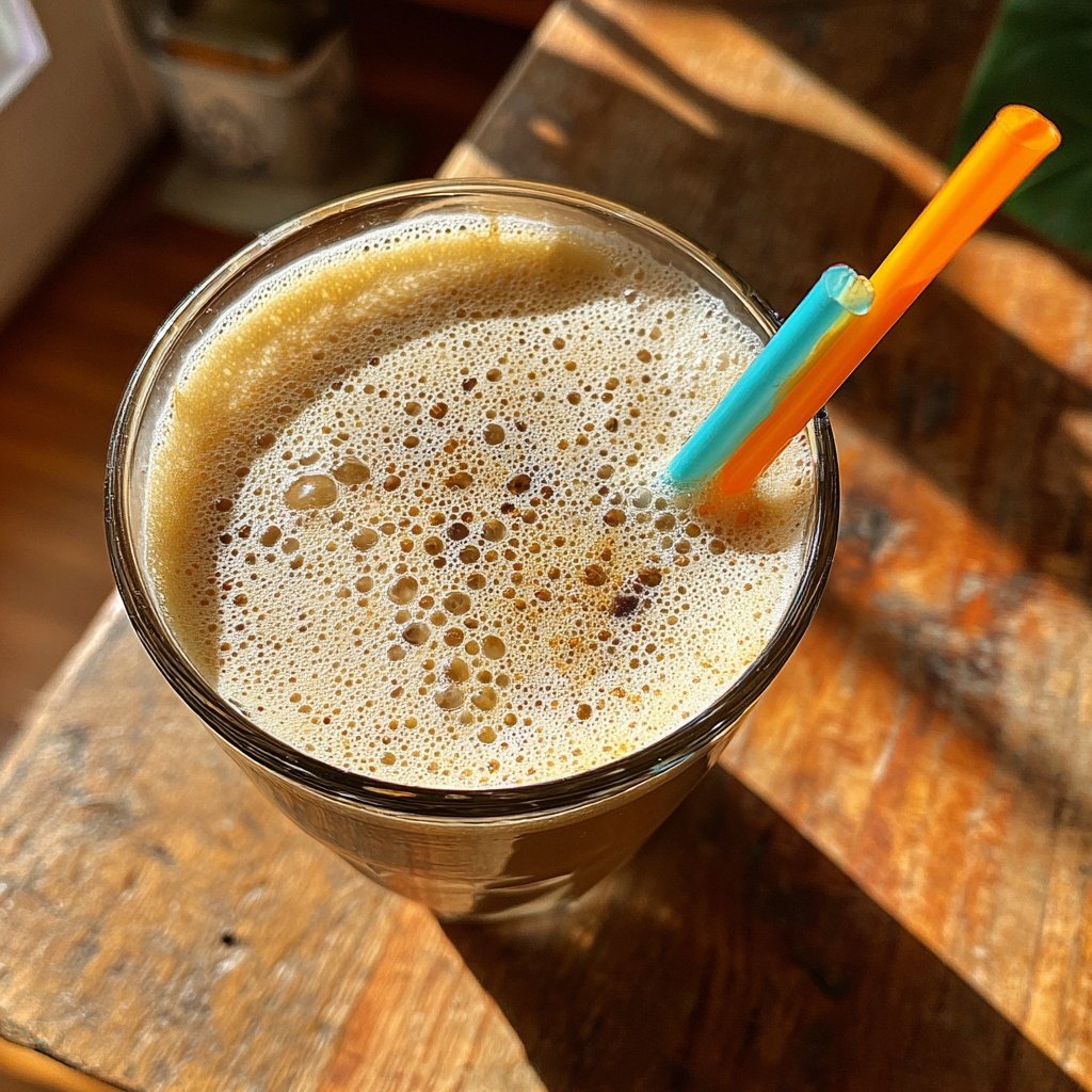 Iced Vanilla Bean Latte Treat