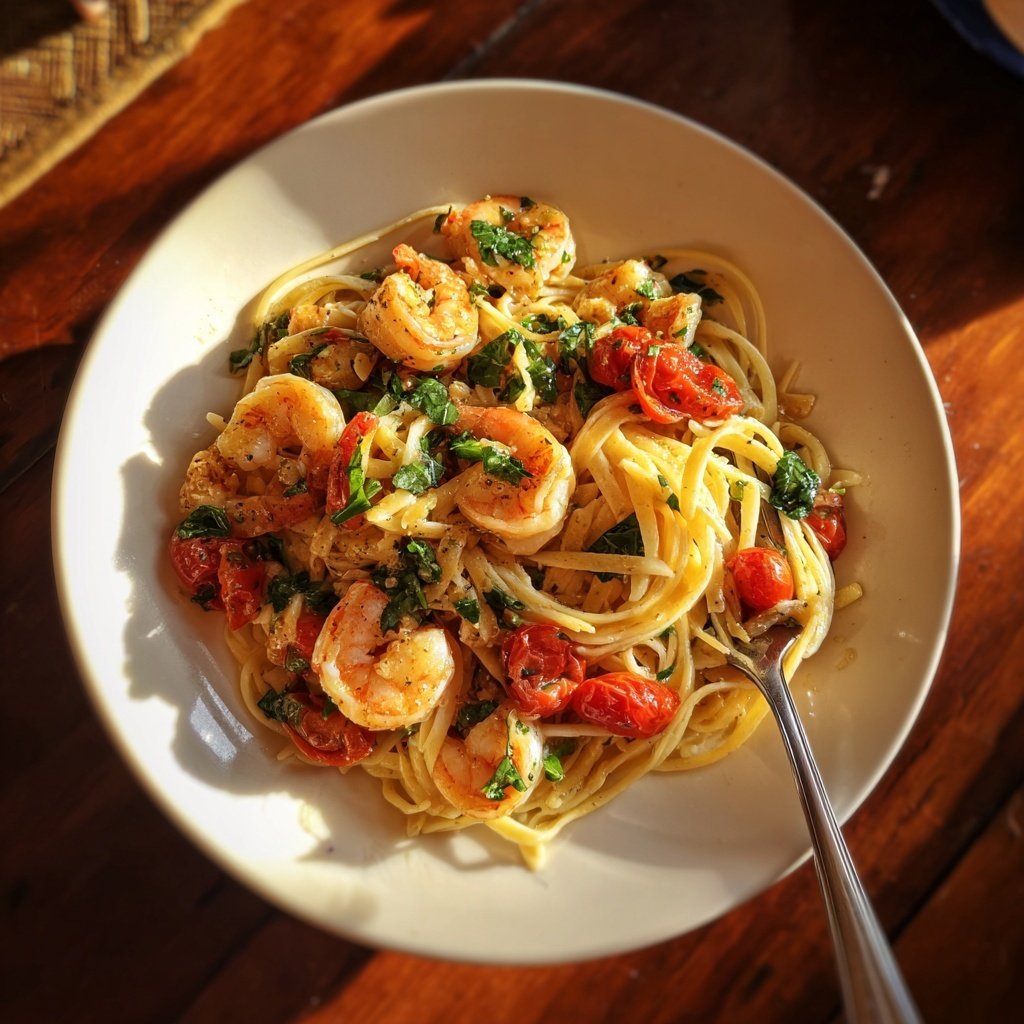 Quick Shrimp Pasta Dish