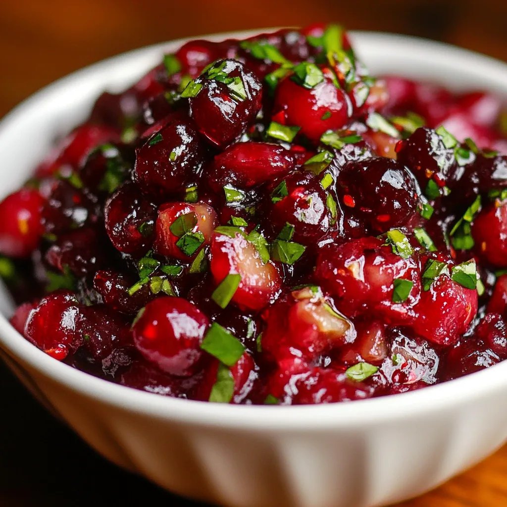 Zesty Cranberry Salsa