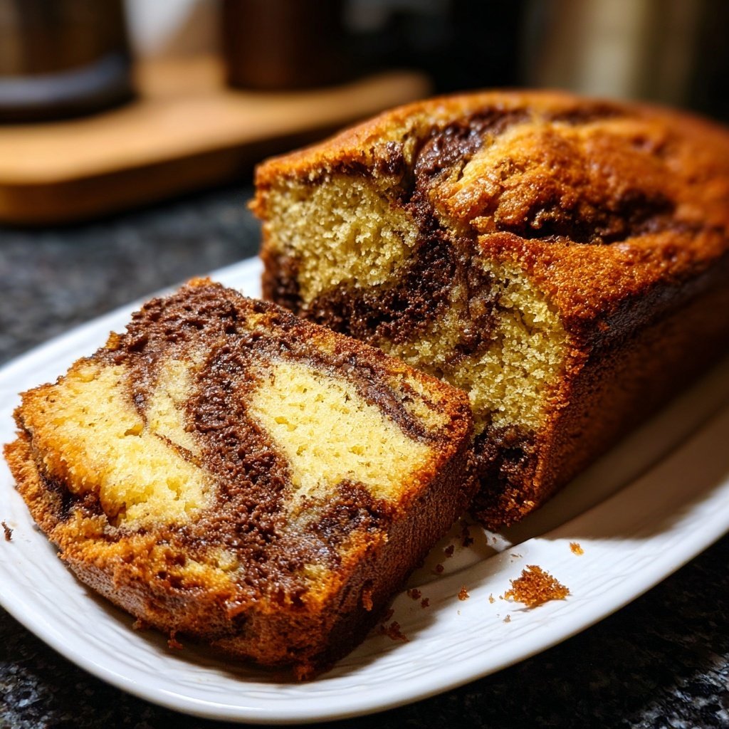Nutella Swirl Banana Bread