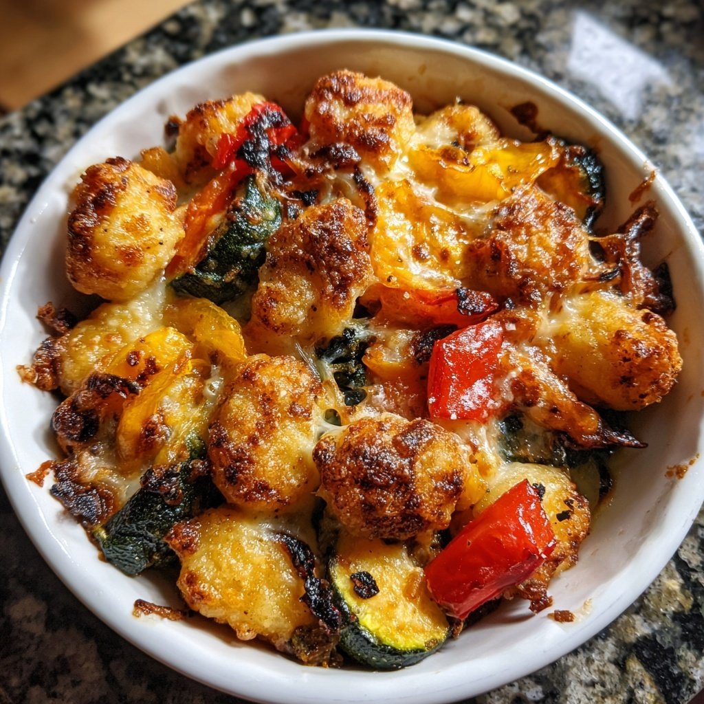 Roasted Vegetable Baked Gnocchi