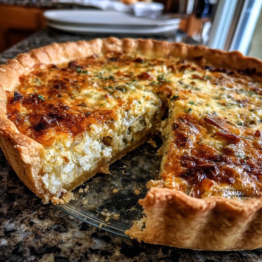 Caramelized Leek Goat Cheese Tart