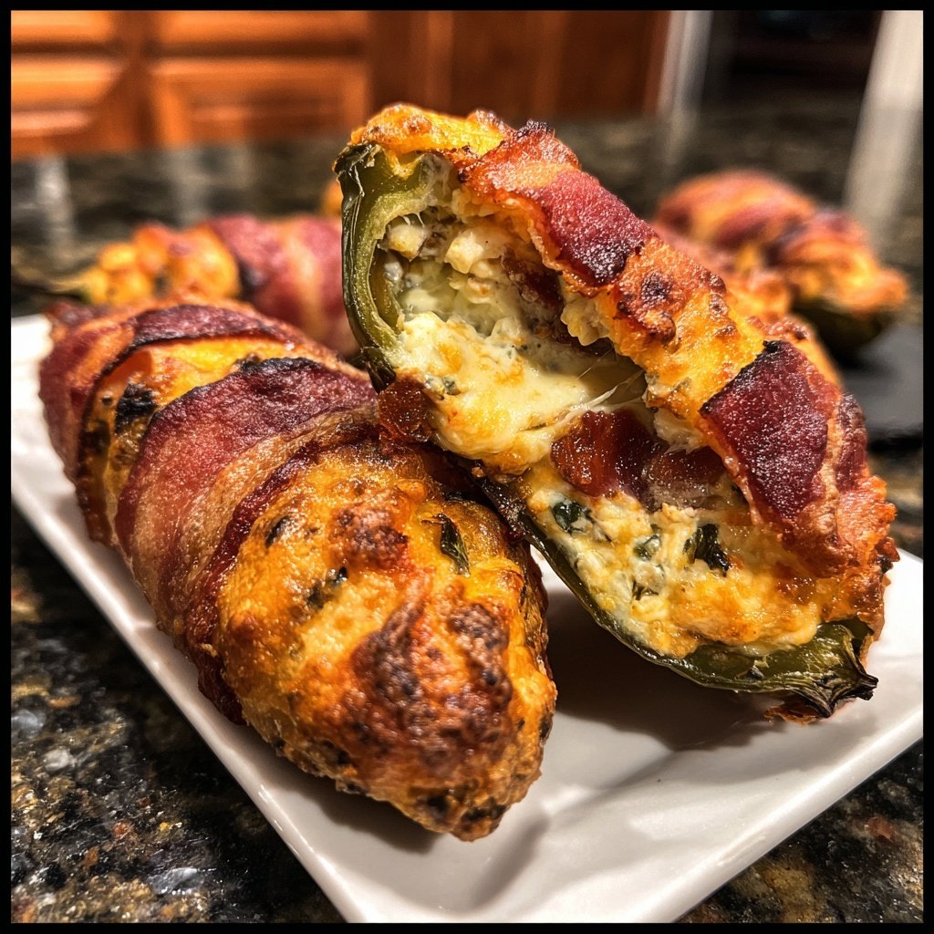 Stuffed Jalapeño Poppers with Cream Cheese