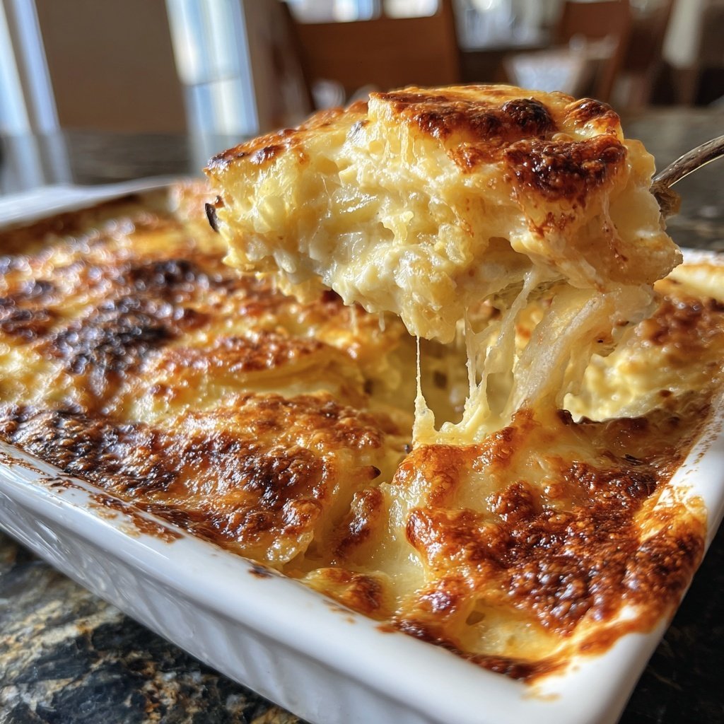 Potatoes Au Gratin Creamy Cheesy