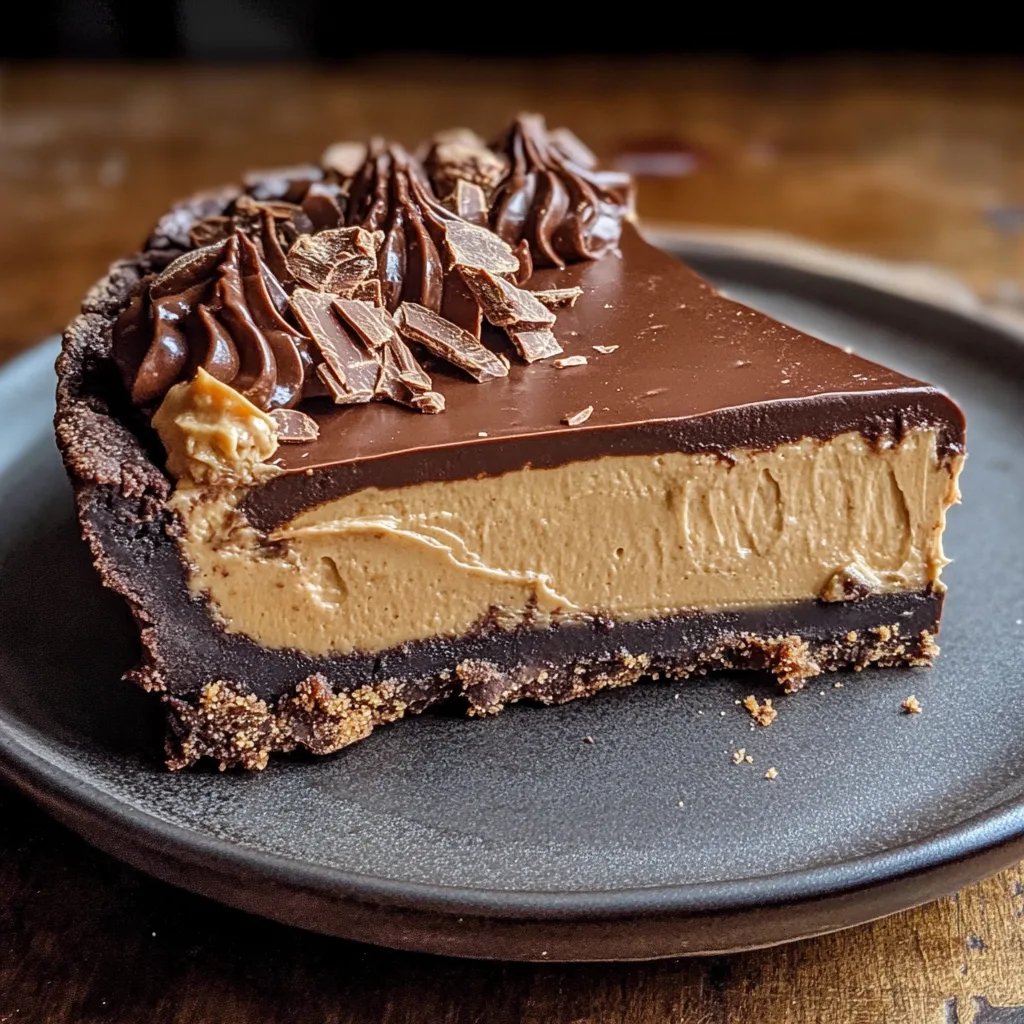 Gluten Free Chocolate Peanut Butter Pie