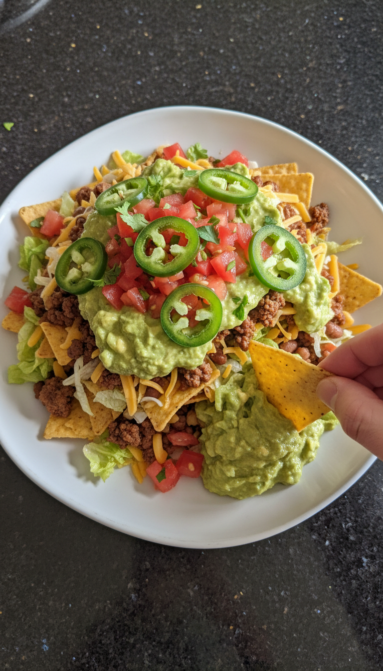 Layered Nacho Salad Bowl