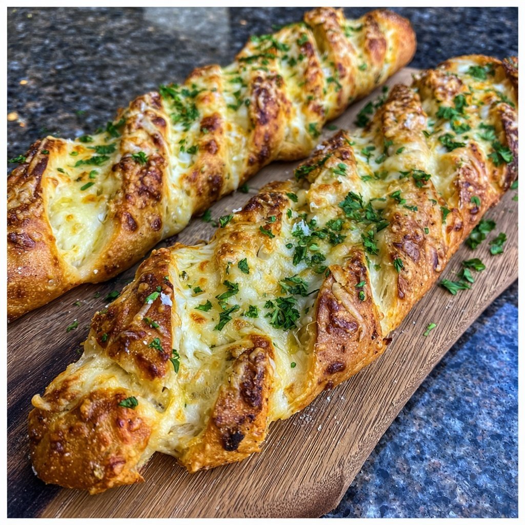 Savory Cheesy Garlic Breadsticks
