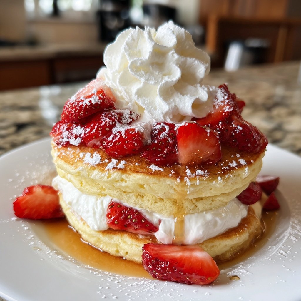 Strawberry Shortcake Pancakes