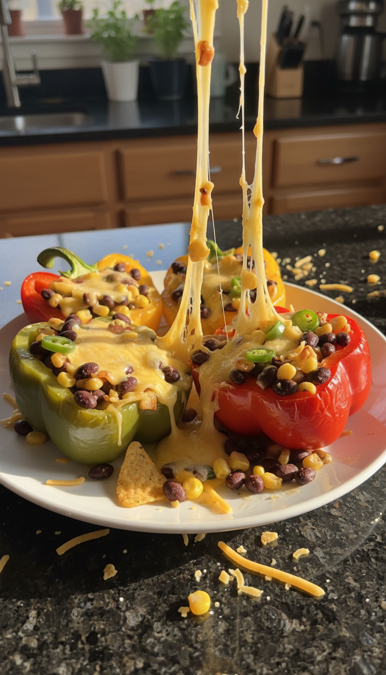 Nacho Veggie Stuffed Peppers