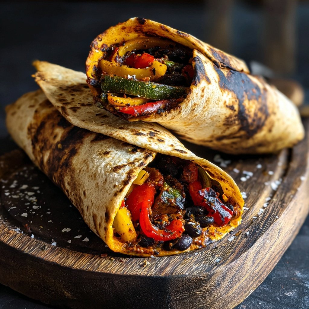 Smoky Chipotle Veggie Wraps