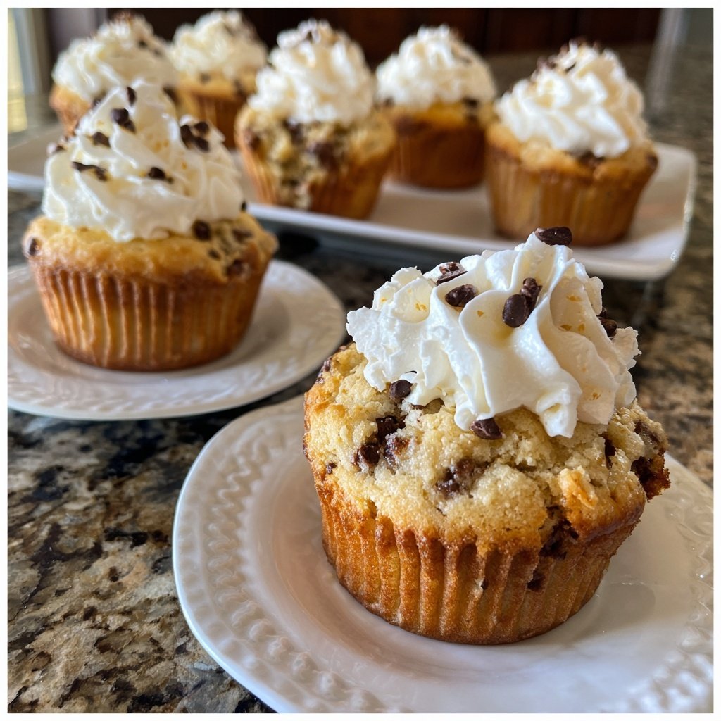 Chocolate Chip Cookie Cupcakes