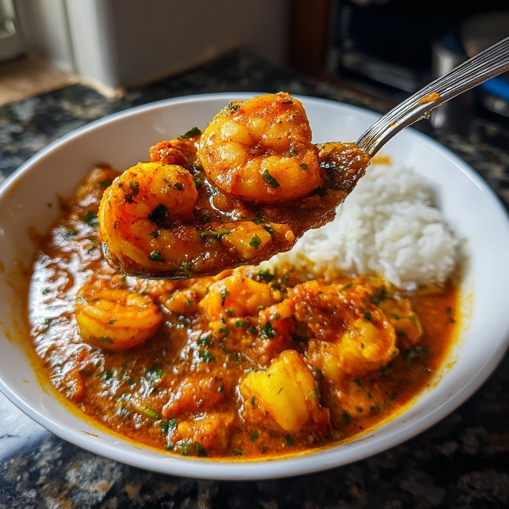 Spicy Jamaican Shrimp Curry
