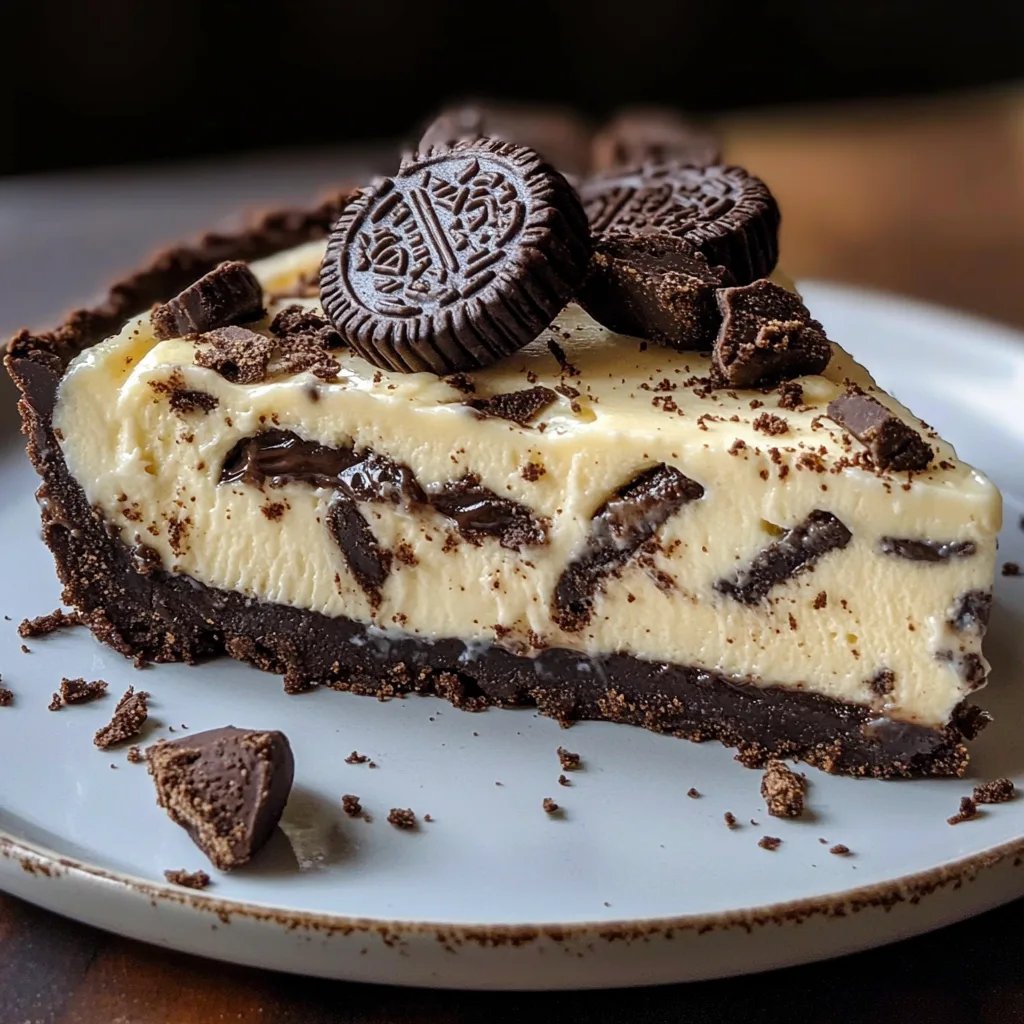 Peanut Butter Oreo Pie
