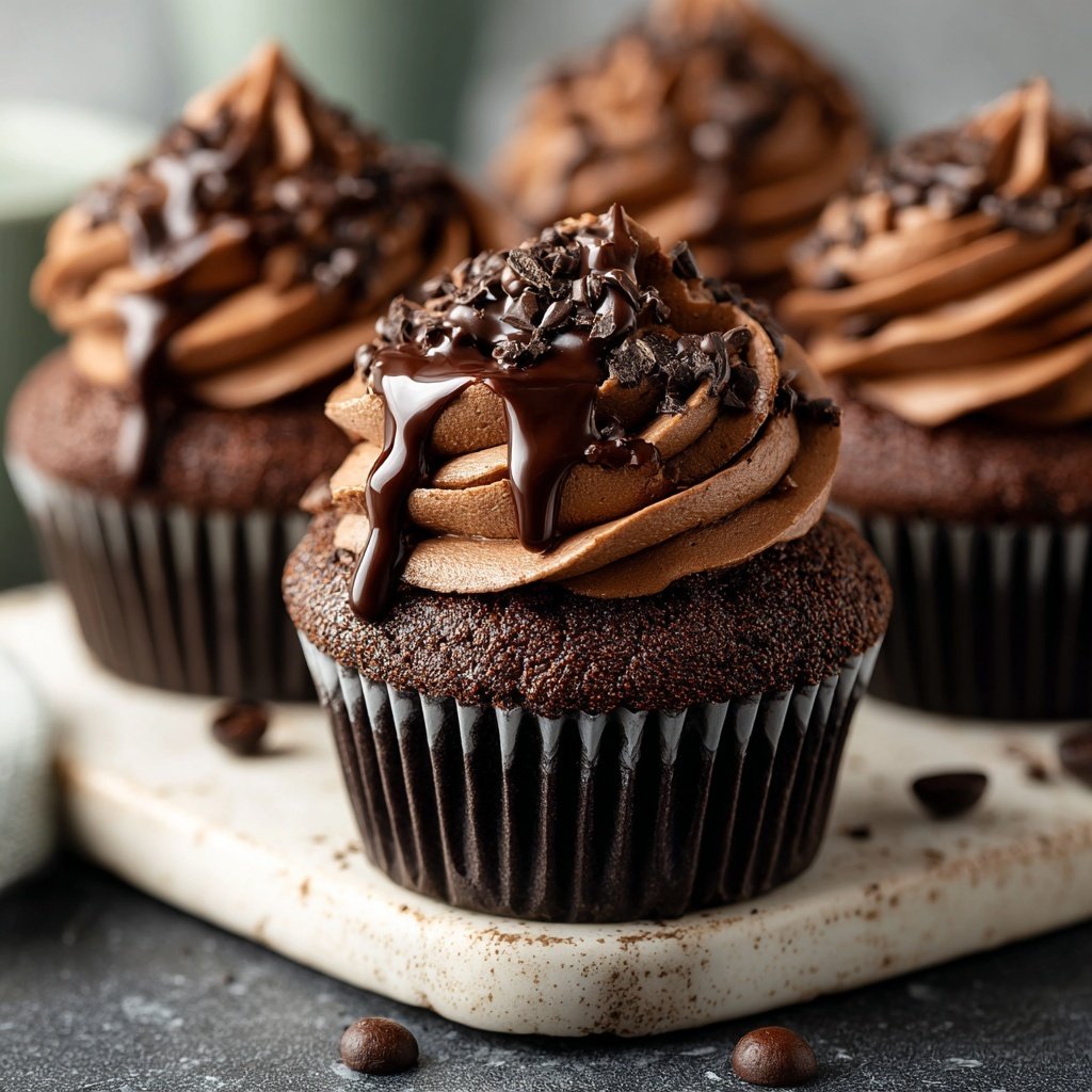 Chocolaty Mocha Cupcake Treats