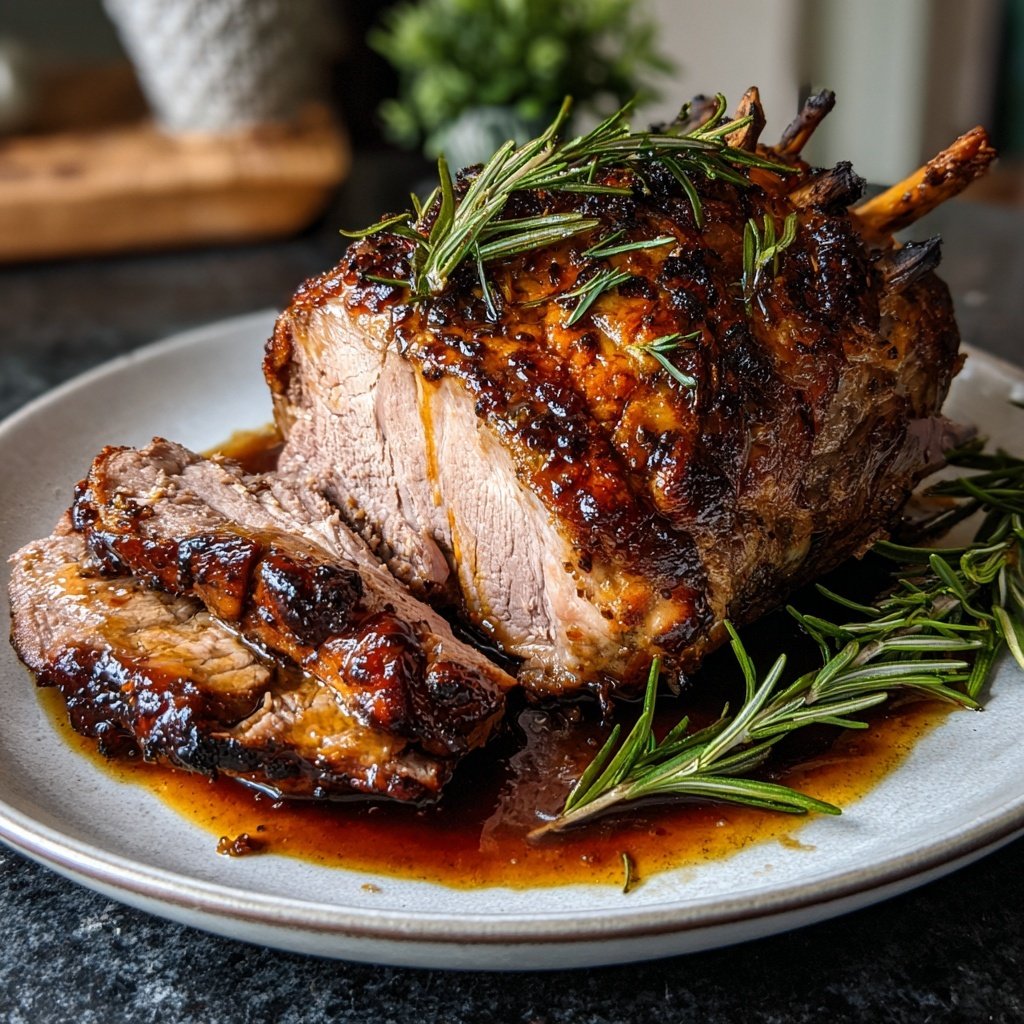 Roast Lamb Rosemary Jus Mint