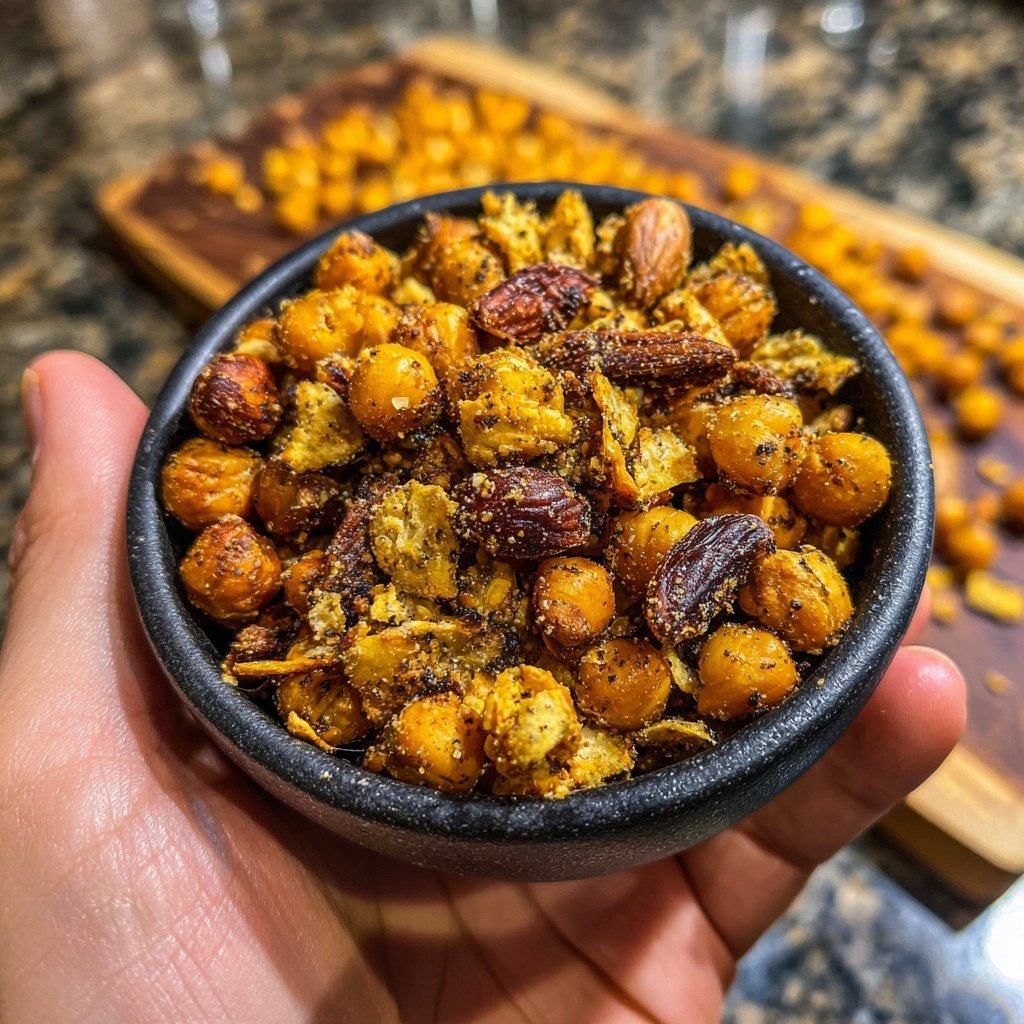 Crispy Chickpea Snack Mix
