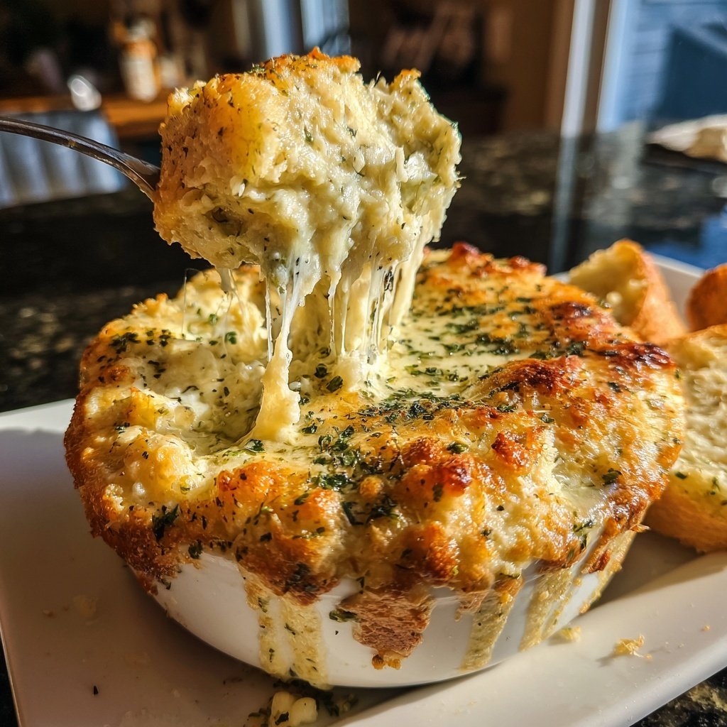Cheesy Artichoke Dip with Parmesan