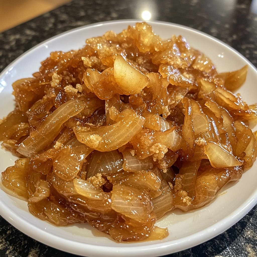 Apple Cider Caramelized Onions