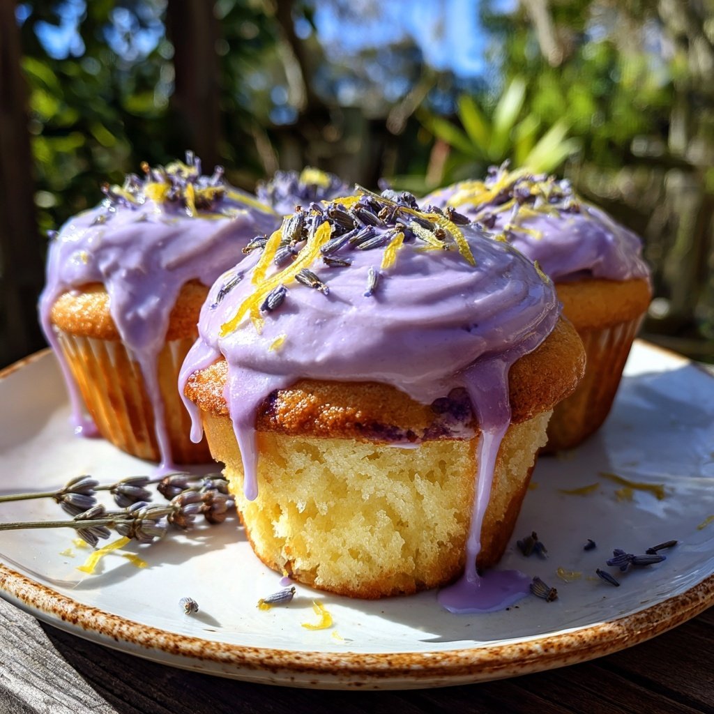 Lavender Lemonade Cupcakes