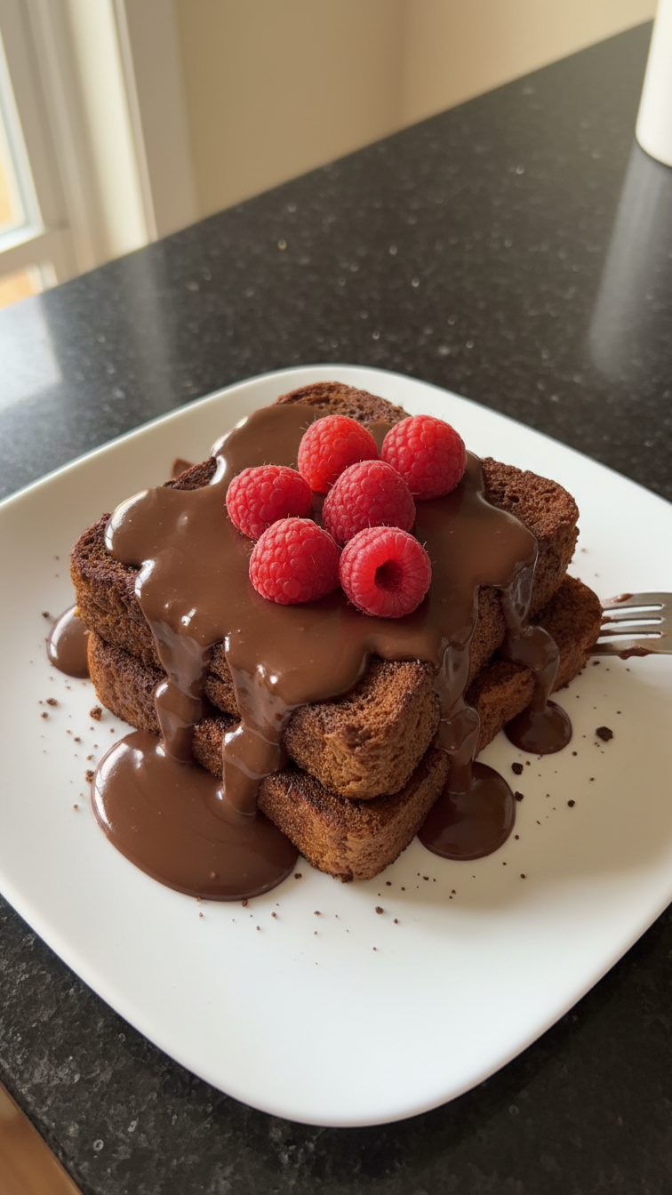 Chocolate Raspberry French Toast