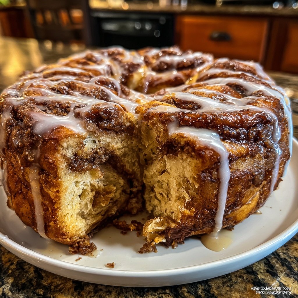 Banana Cinnamon Roll Bread