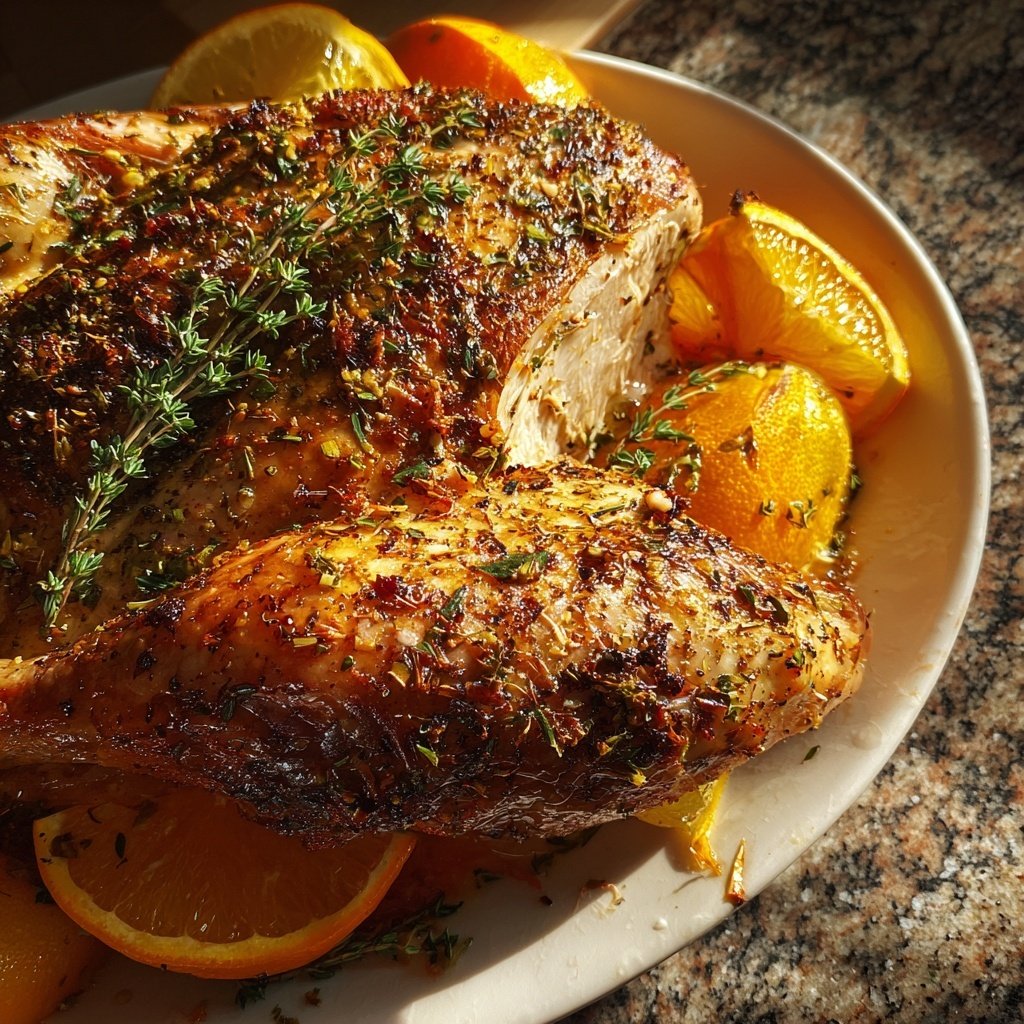 Sheet Pan Citrus Herb Turkey