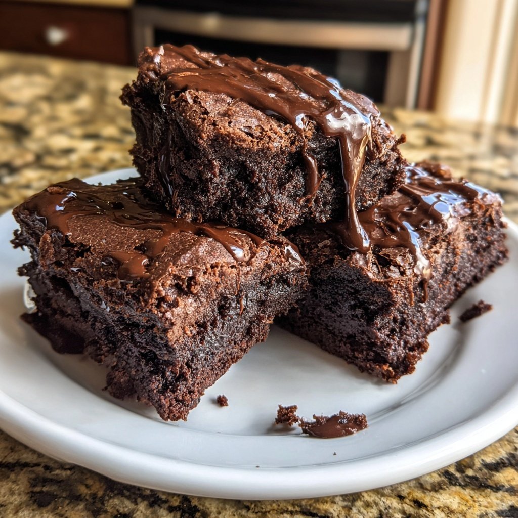 Chewy Cottage Cheese Brownies