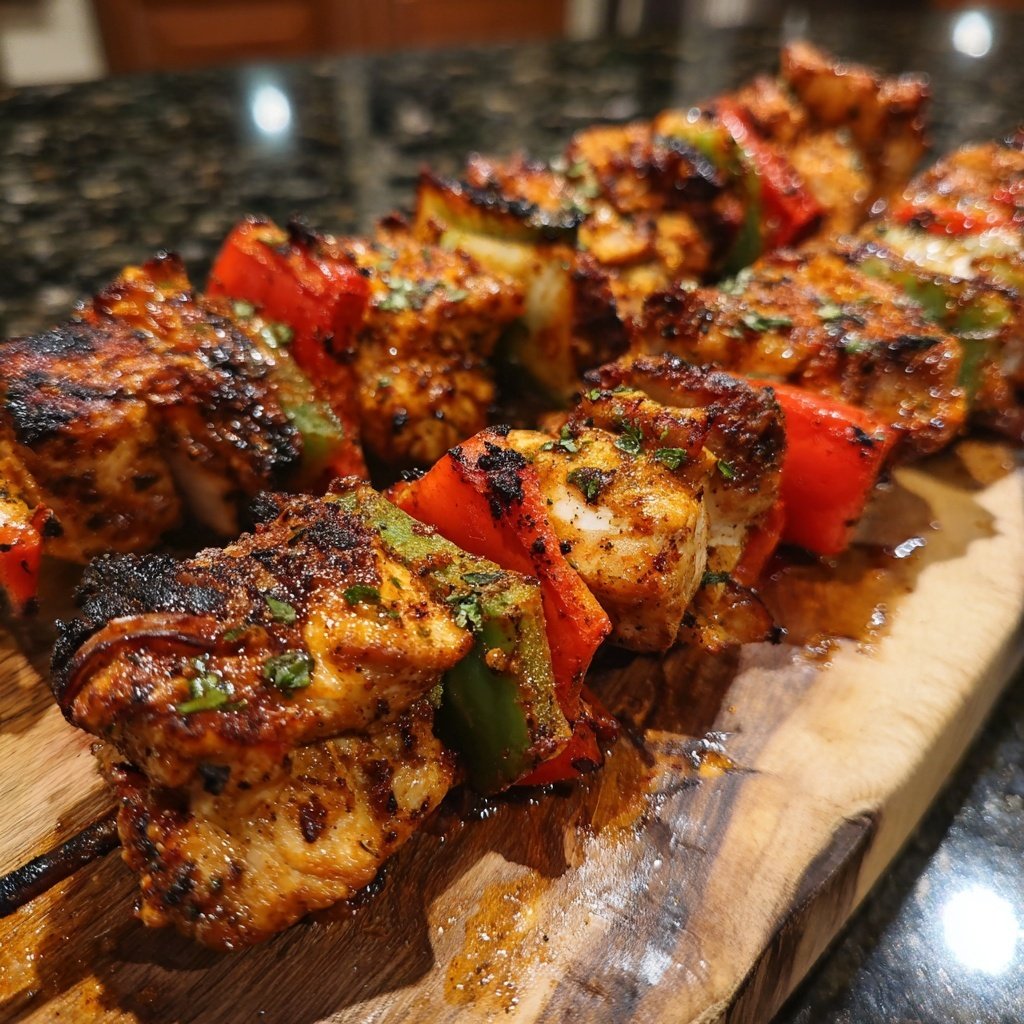 Easy Mediterranean Chicken Skewers