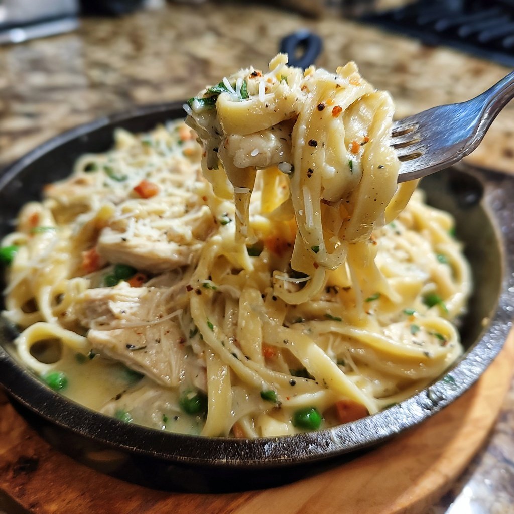 Easy Chicken and Noodles in One Pot
