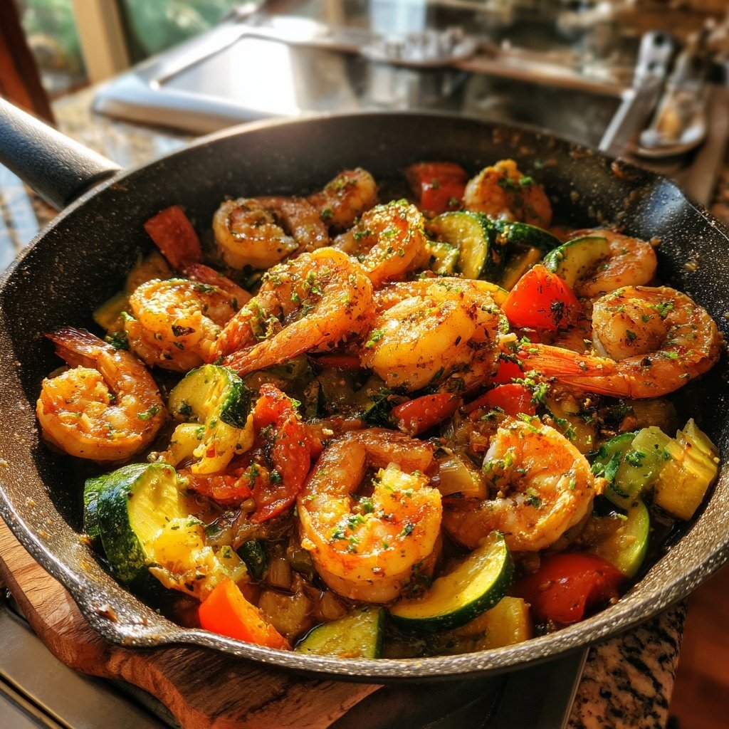 Easy Garlic Shrimp One-Pot Meal