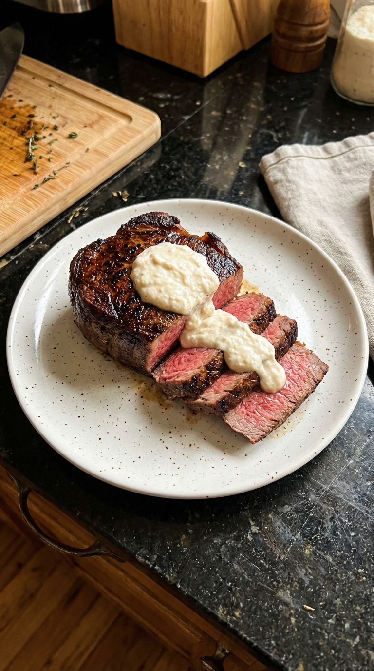 Filet Mignon with Horseradish Cream