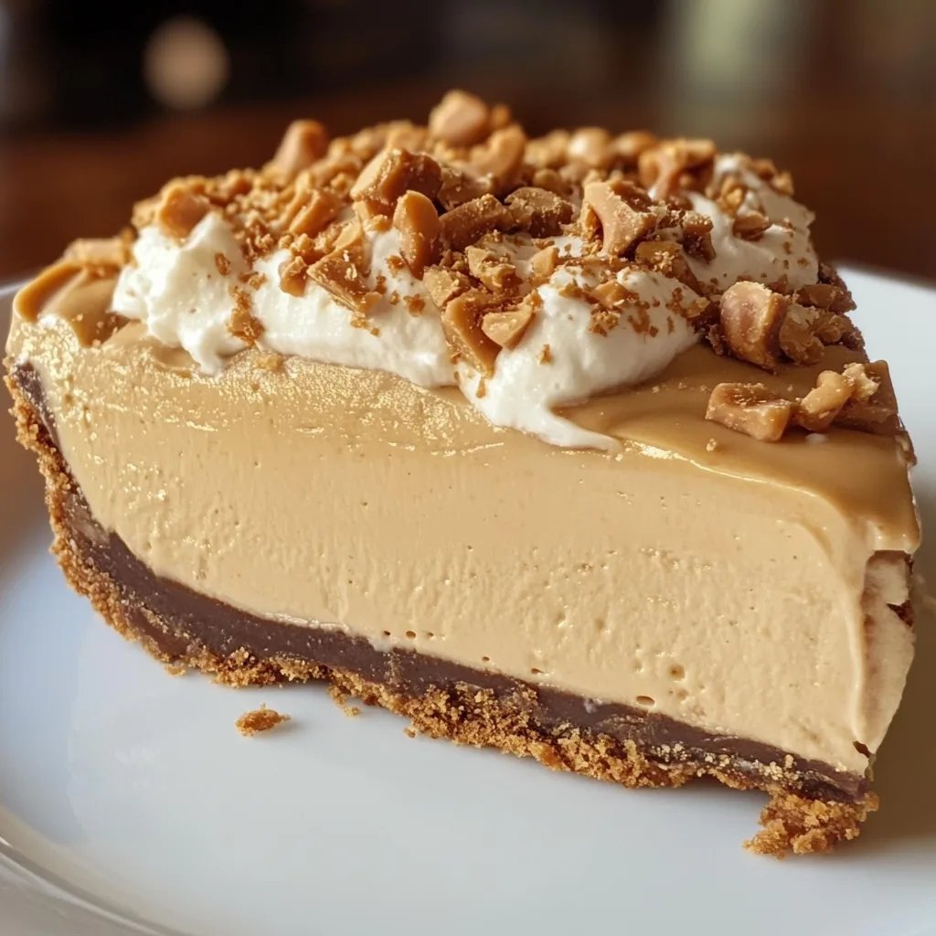 No-Bake Peanut Butter Pie