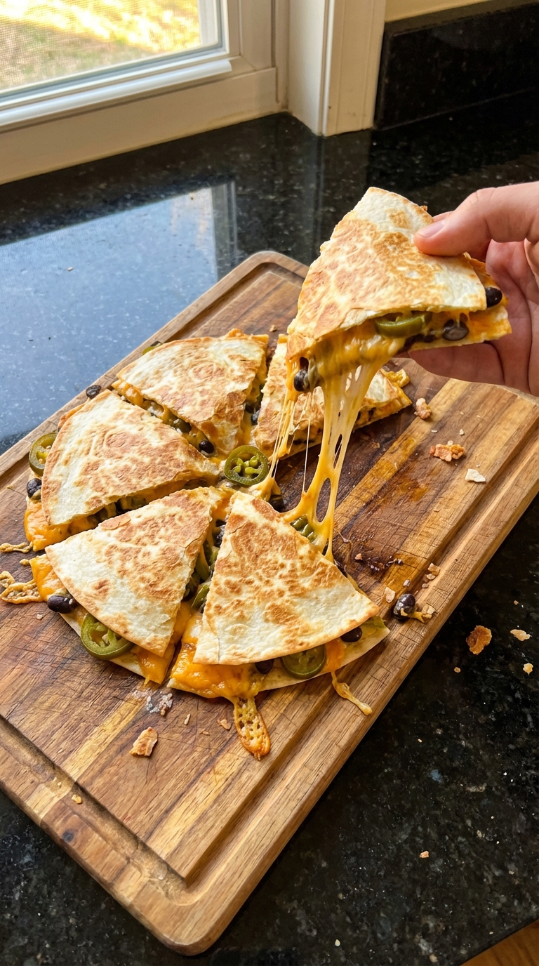 Nacho Supreme Stuffed Quesadillas