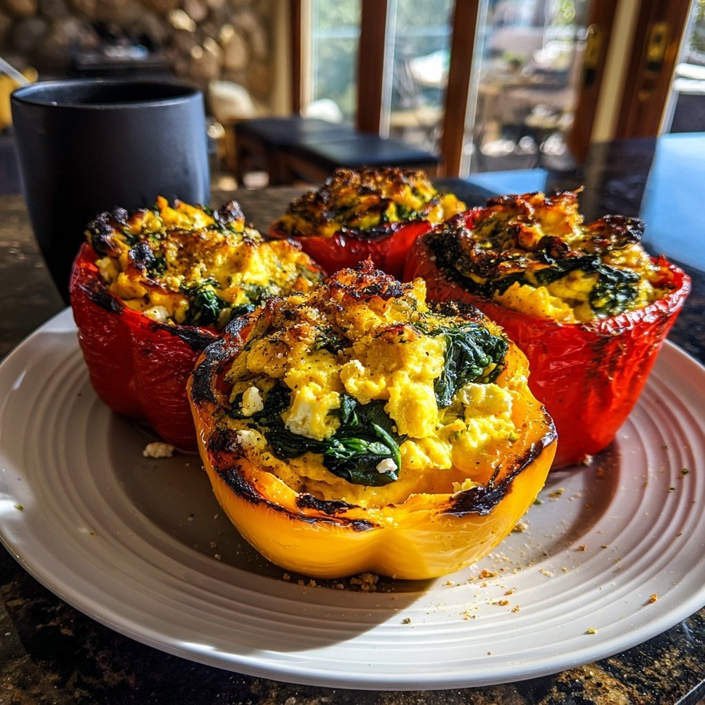 Breakfast Stuffed Bell Peppers
