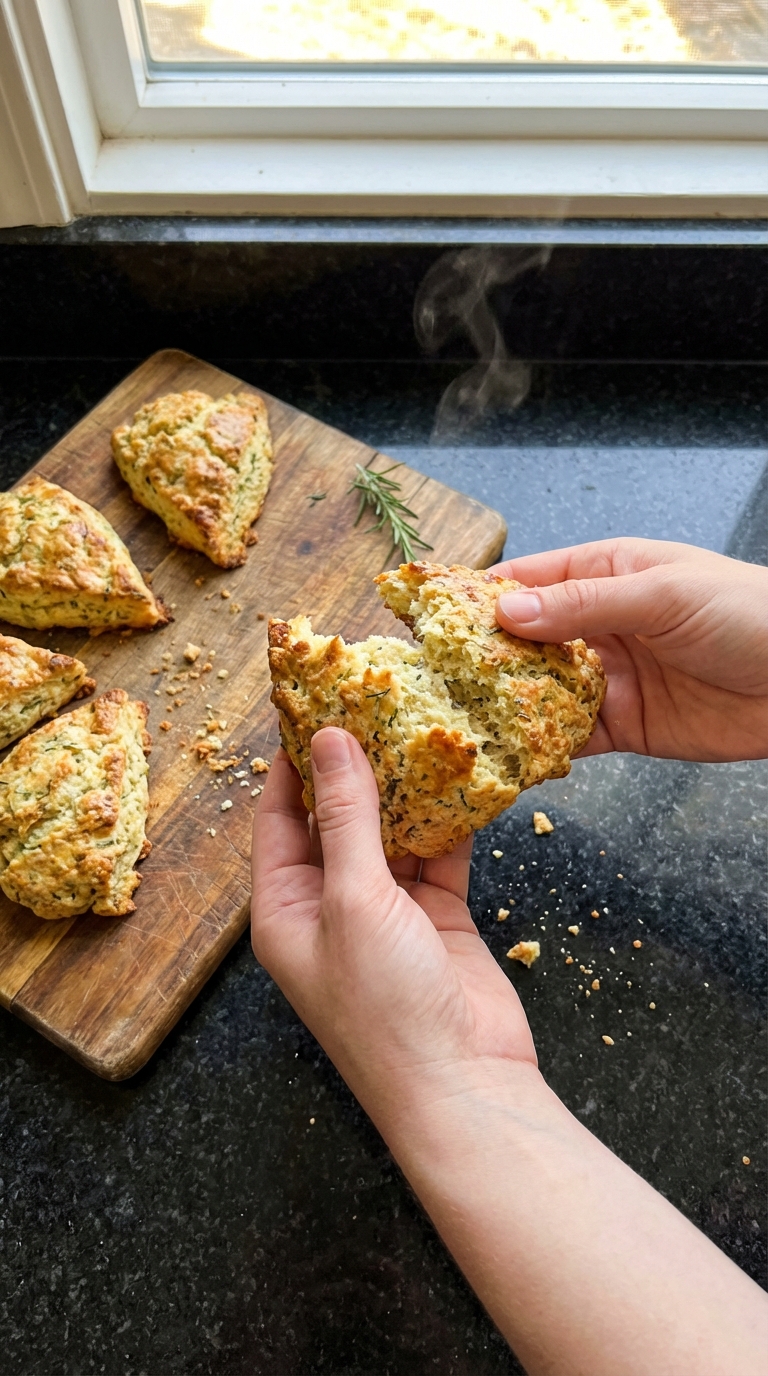 Cottage Cheese Herbed Scones