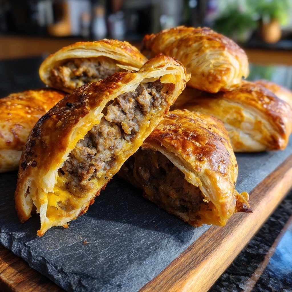 Australian Sausage Rolls Puff Pastry