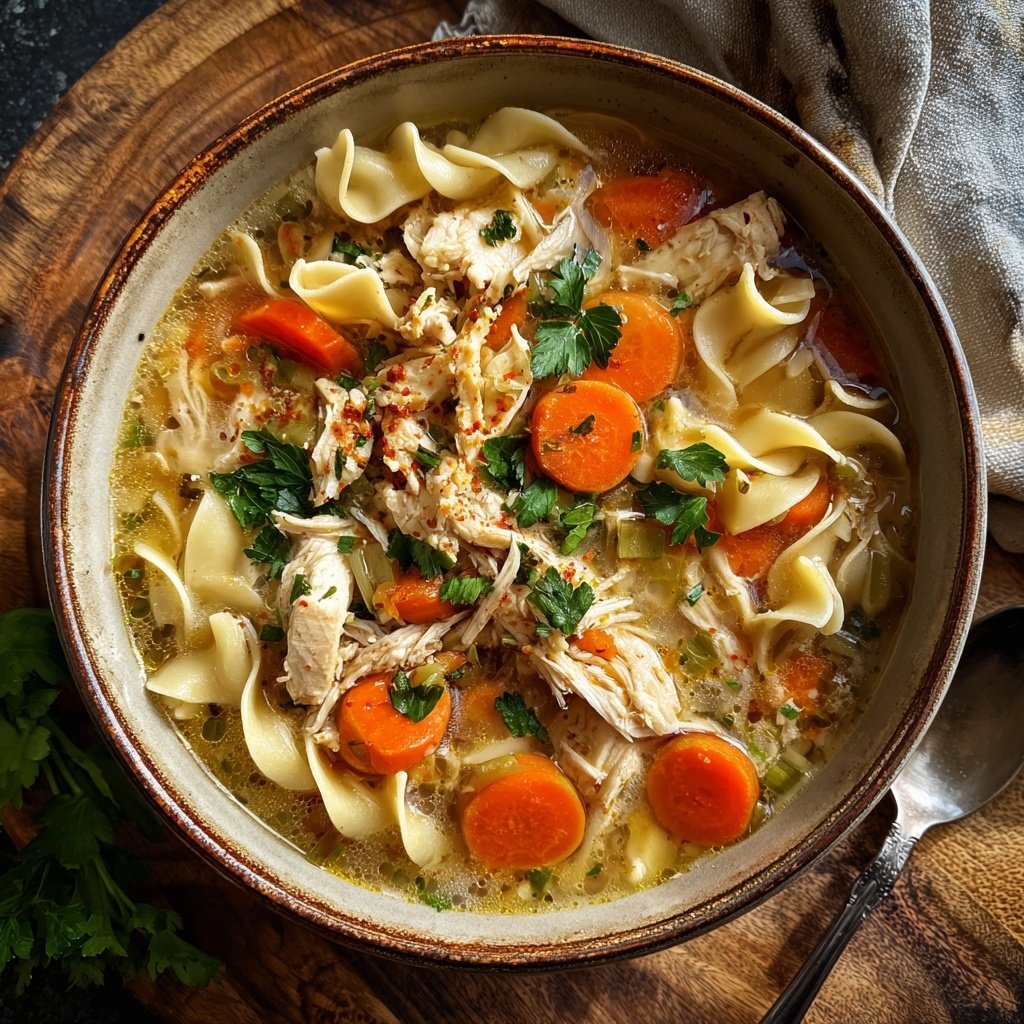 Hearty Chicken Noodle Soup