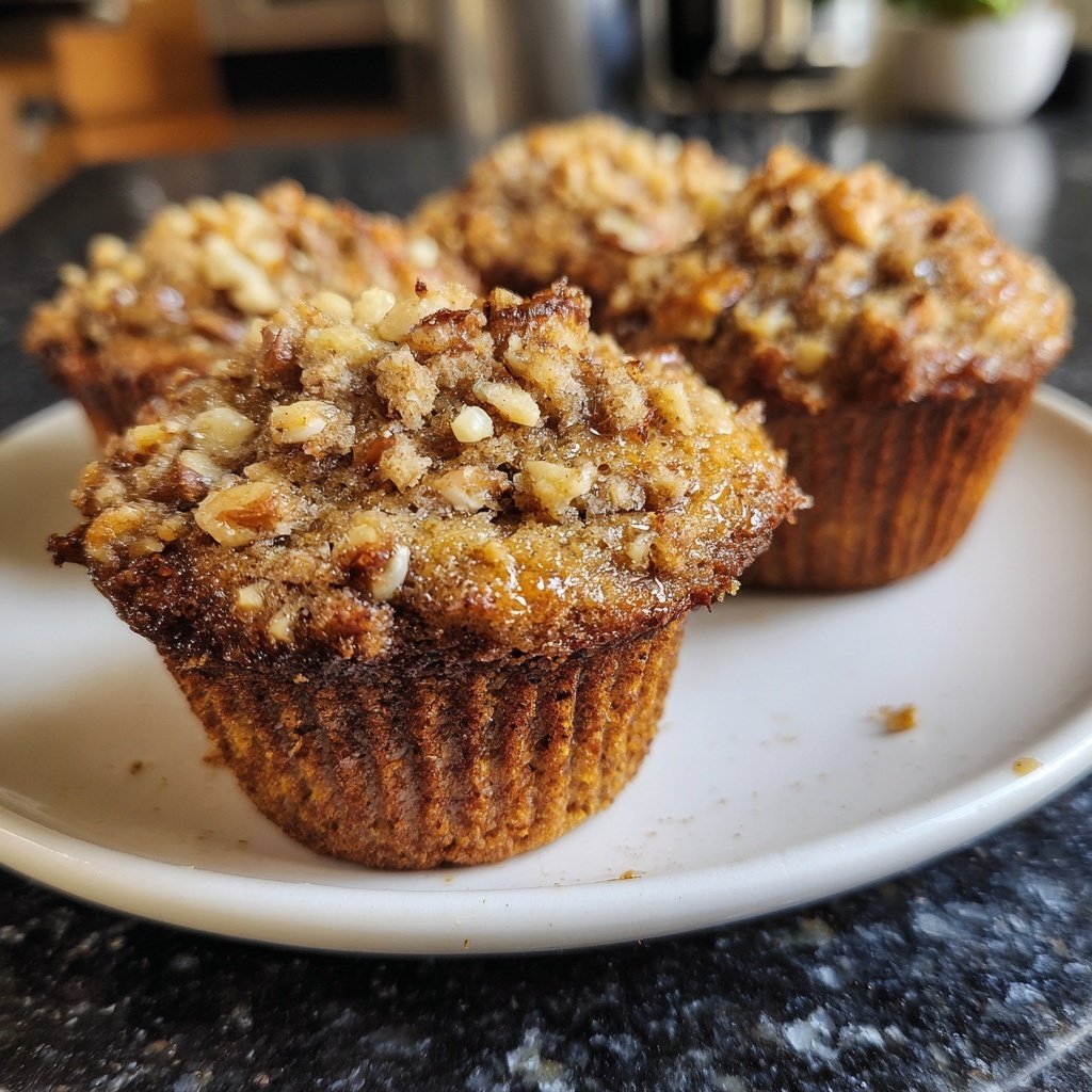 Nutty Banana Bread Cupcakes
